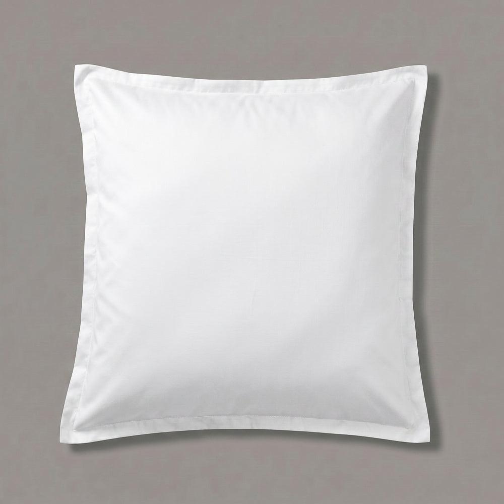 Whisper Soft 500 Thread Count Sateen Egyptian Cotton Oxford Pillowcase White-Pillowcases