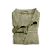 Whisper Soft Classic Toweling Bathrobe Hunter Green-Bathrobes