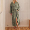 Whisper Soft Classic Toweling Bathrobe Hunter Green