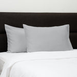 Whisper Soft Heritage Collection 700 Thread Count Egyptian Cotton Pillowcase Pair Light Grey