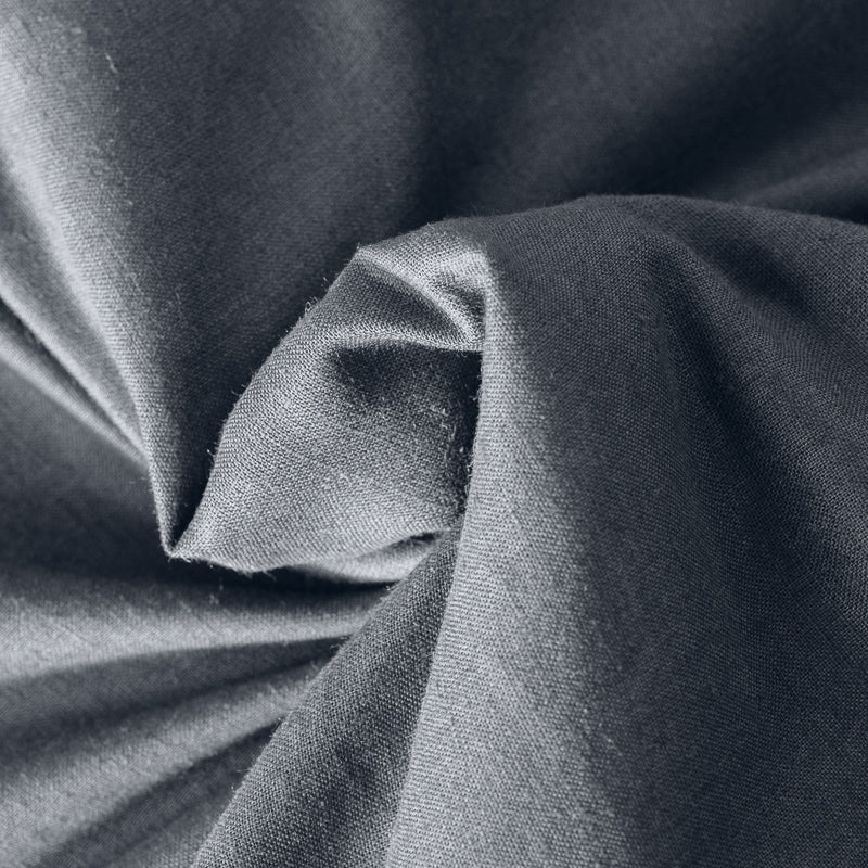 Whisper Soft Linen & Lyocell Blend Heritage Collection Duvet Cover Set - Midnight-Duvet Cover