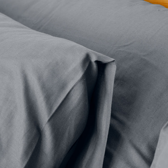Whisper Soft Linen & Lyocell Blend Heritage Collection Pillowcase pair - Midnight-Pillow Case