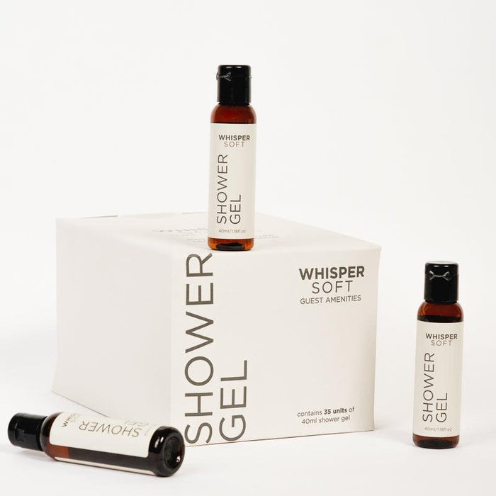Whisper Soft Shower Gel (Box of 35)-GUEST AMENITIES