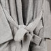 Whispersoft Toweling Bathrobe - Grey-BATHROBES