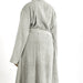 Whisper Soft Toweling Bathrobe Grey-Bathrobes