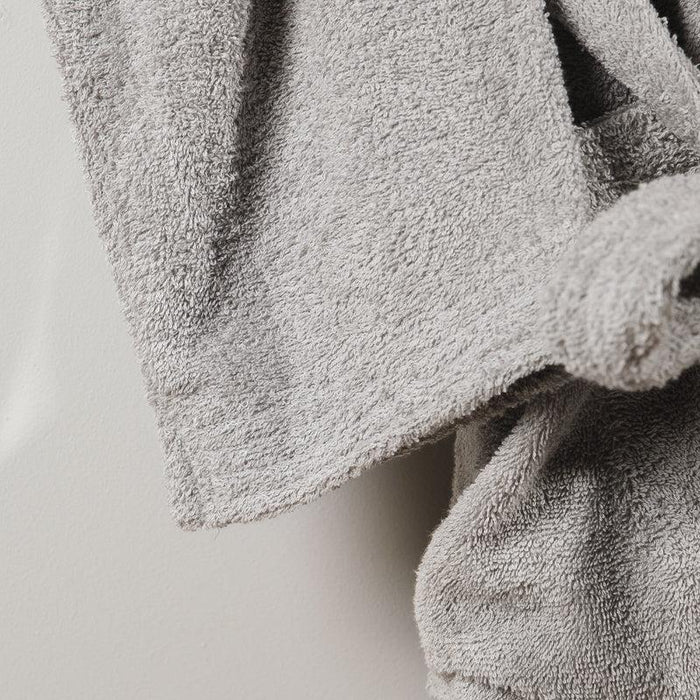 Whispersoft Toweling Bathrobe - Grey-BATHROBES