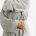 Whisper Soft Toweling Bathrobe Grey-Bathrobes