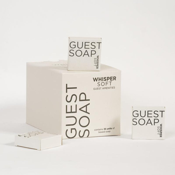 Whisper Soft Wrapped Guest Soap (Box of 35)-GUEST AMENITIES