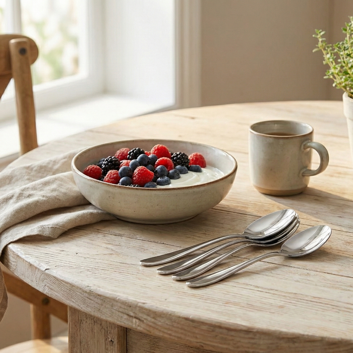 Wilkinson Sword Teardrop Dessert Spoon Set of 4-Cutlery