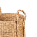 Woven Water Hyacinth Laundry Basket With Dome Lid
