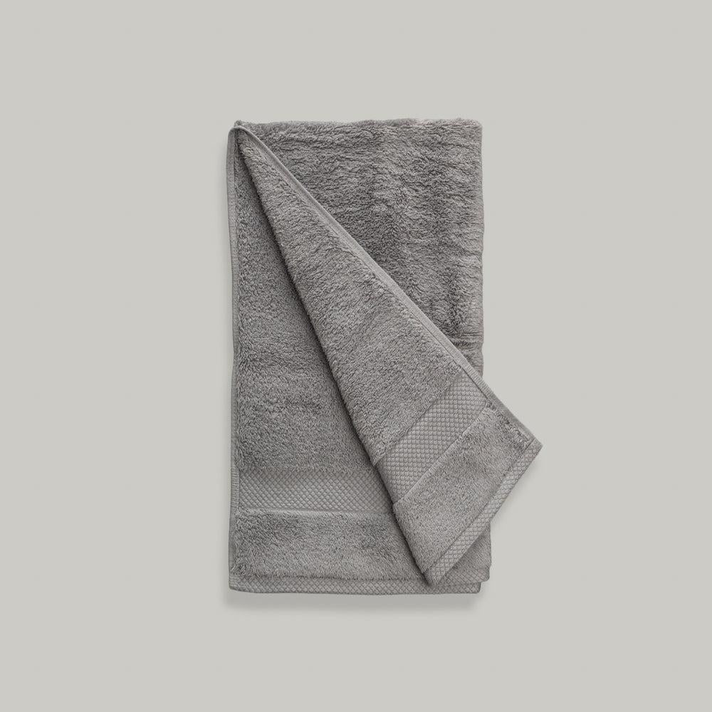 xMonaco Signature Towel Collection Mid Grey-Towels