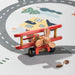 Zippy  Wooden Biplane - Red-Toys-Little Whitehouse