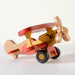 Zippy Wooden Biplane - Red-Toys-Little Whitehouse